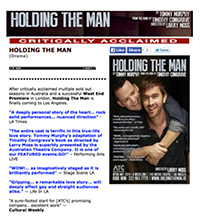 Holding the Man - Poster